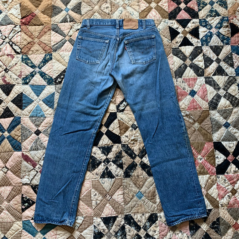 1980's Levi's 501 Denim Jeans 29.5" x 29"