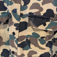 1970’s Frostproof Hunting Camo Brushed Cotton Flannel XL
