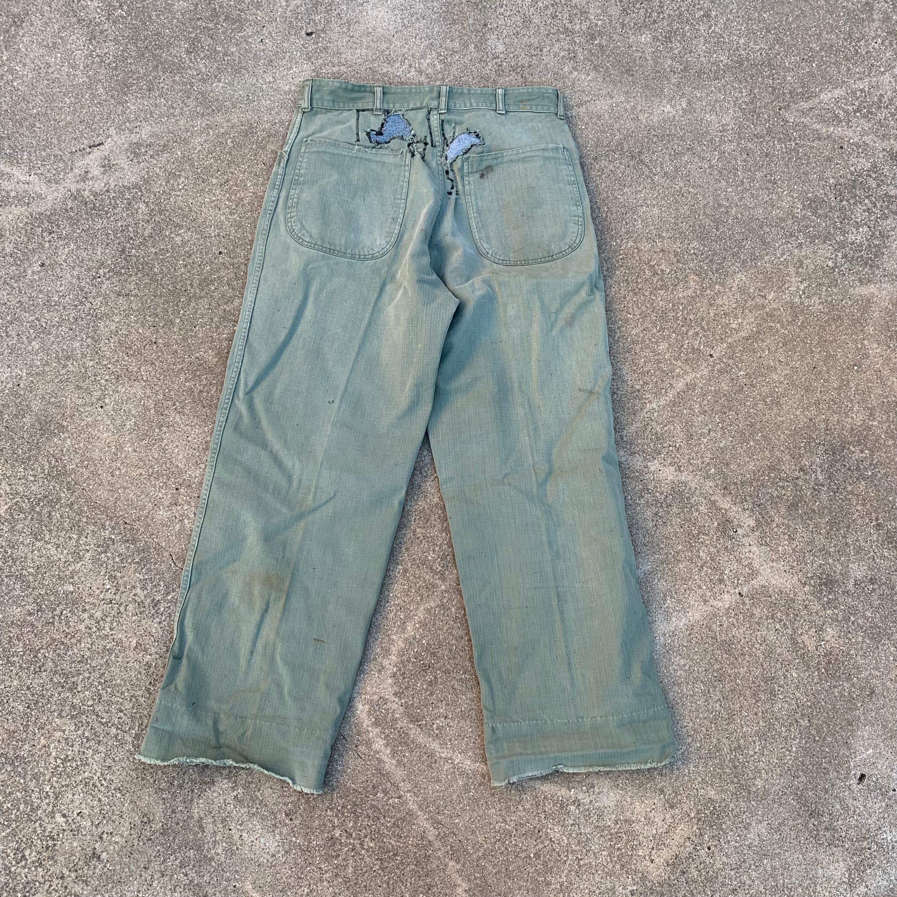 1940's USMC P-41 P-47 HBT Pants 32” x 28” – Little Chum Vintage