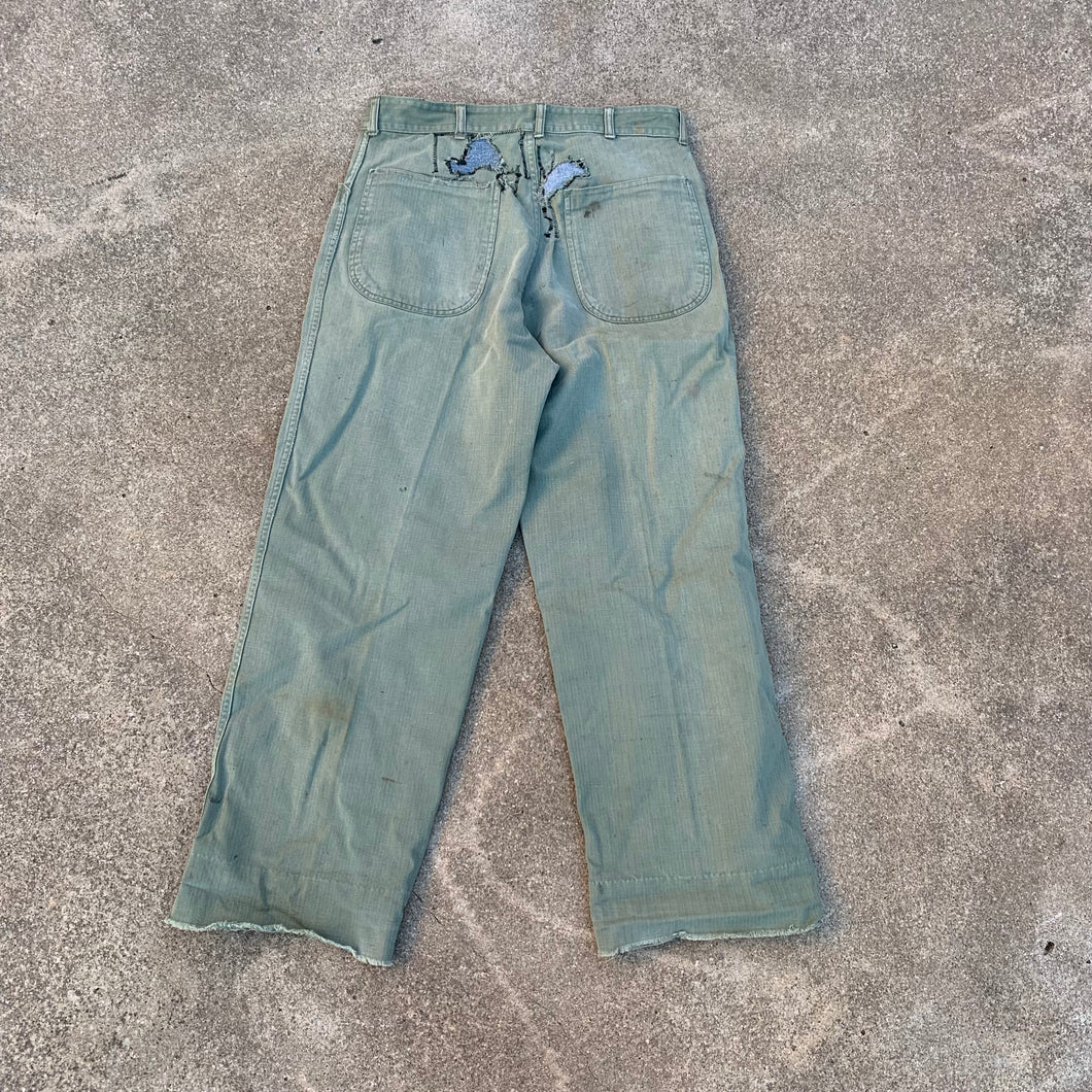 1940’s USMC P-41 P-47 HBT Pants 32” x 28”