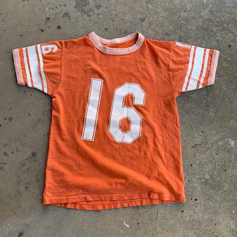 1970’s Orange Numbered Ringer T-Shirt Small