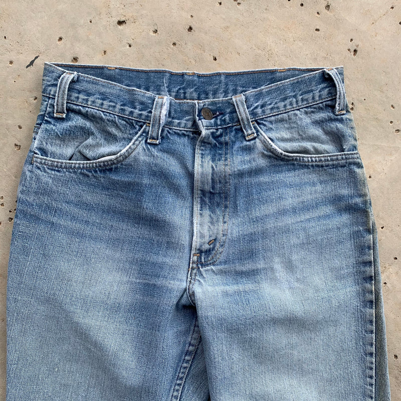 1970's Levi's Orange Tab 517 Flared Denim Jeans 30" Waist