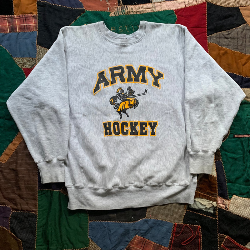 1980’s/90’s Army Hockey Reverse Weave Style Sweatshirt XL