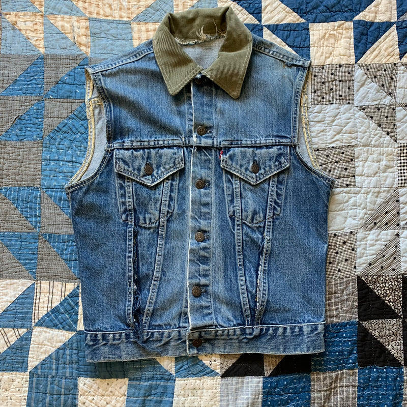 1960's Levi's Type 3 557 Denim Vest Small