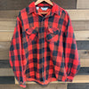 1980's Five Brothers Buffalo Check Tallman Cotton Flannel XL