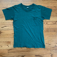 1960’s Forest Green FOTL Blank Square Pocket T-Shirt S/M