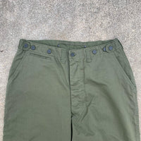 1940’s WWII OD Field Trousers 34” x 29”