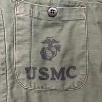 1950’s Stenciled USMC P-56 Utility Shirt Jacket M/L