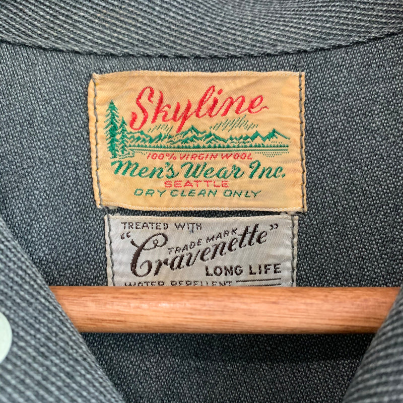 1950's Skyline Whipcord Work Jacket Large