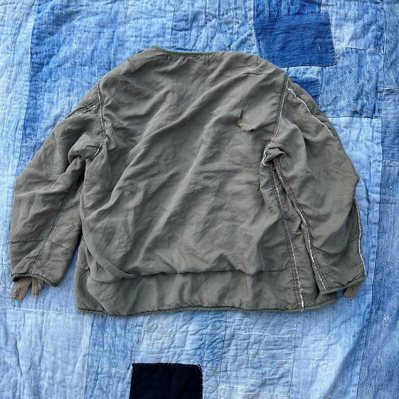 1950’s Stenciled Korean War Era M-51 Field Jacket Liner S/M