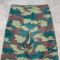 1950’s Belgian Jigsaw Camo Combat Trousers 33” - 36” x 30.5”