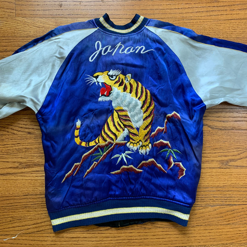 1950's Korean War Era Silk Souvenir Jacket S/M