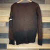 1930’s Brown Boat Neck Football Sweater S/M