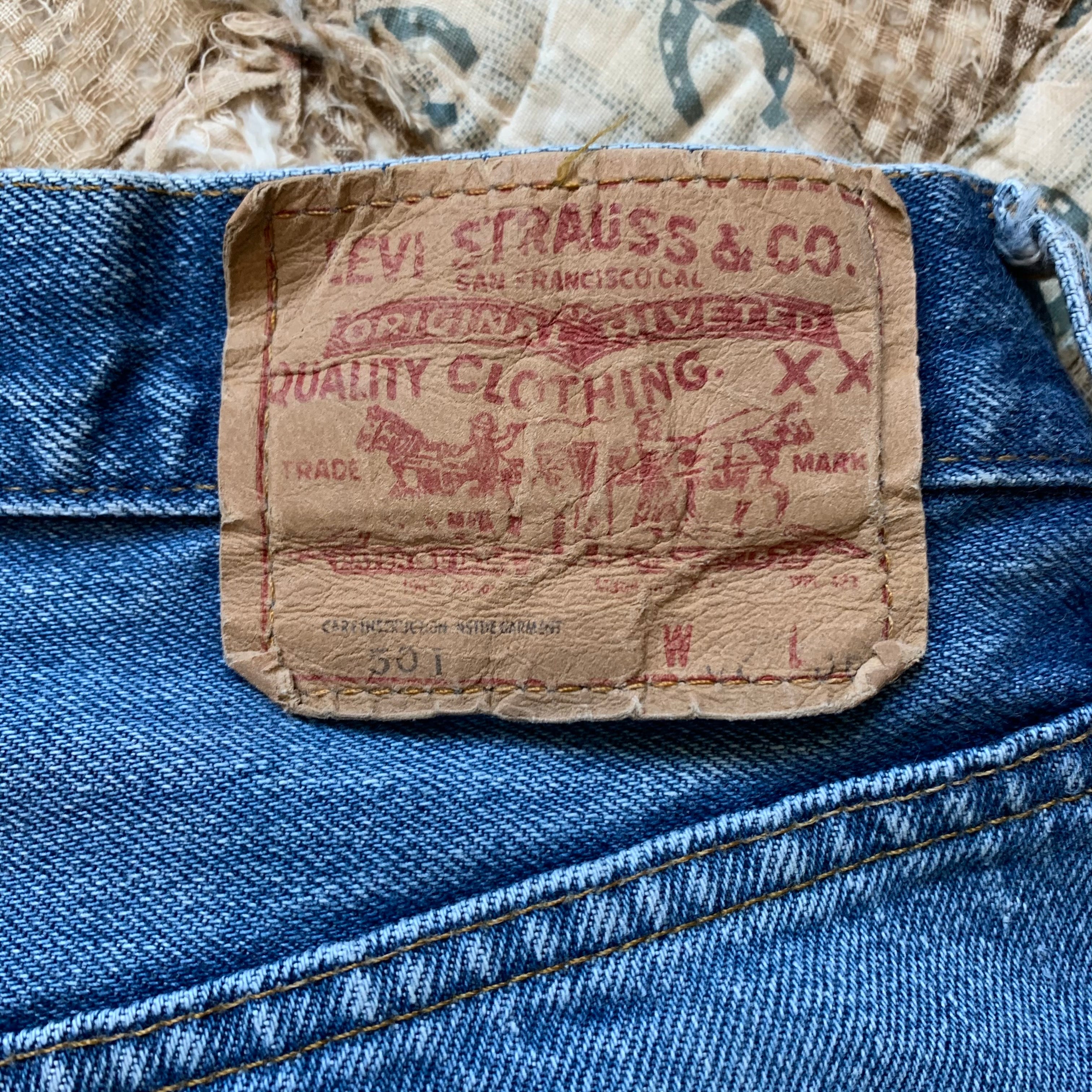1980's Levi's 501 Redline Selvedge Denim Jeans 30