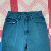 1980's/90's Faded Teal Lee Denim Jeans 28" x 29"