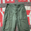 1970’s US Military OG-107 Fatigue Pants 28” x 30”