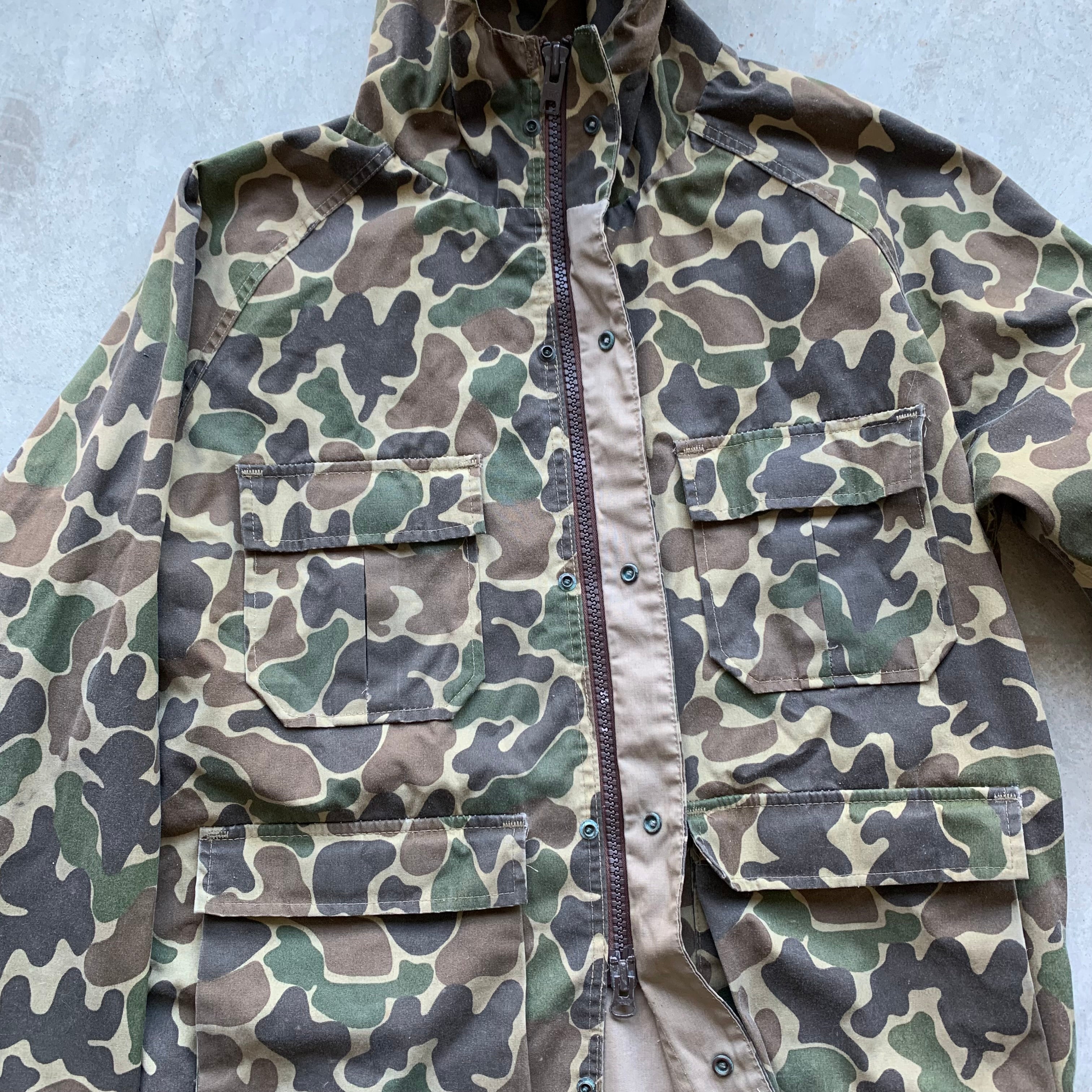 1980's Woolrich Hunting Camo Rain Jacket Medium – Little Chum Vintage