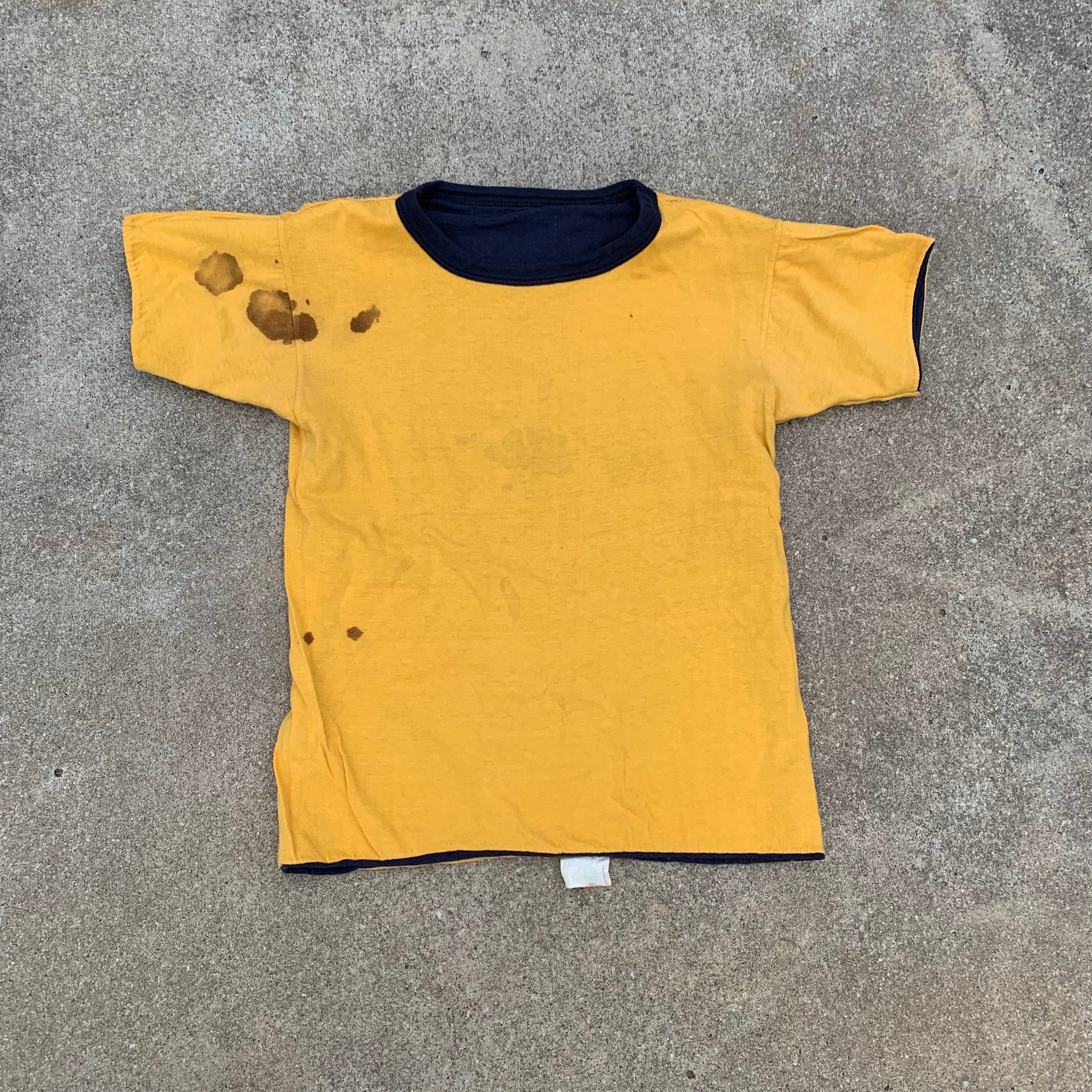 1950’s Champion Running Man Reversible PT T-Shirt Tagged Medium