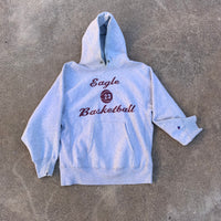 1980’s Eagles Basketball Champion Reverse Weave Hooded Sweatshirt Large