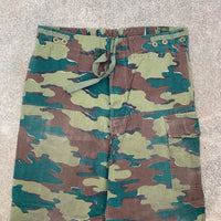 1950’s Belgian Jigsaw Camo Combat Trousers 33” - 36” x 30.5”