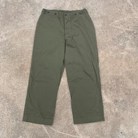 1940’s WWII OD Field Trousers 34” x 29”