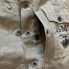 1940's WWII USMC Stenciled P-44 HBT Utility Jacket Size 36 Medium