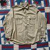 1950's Big Mac Sanforized Tab Twill Work Shirt Large