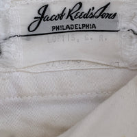 1940’s Jacob Reed White Uniform Pants 32” x 32”