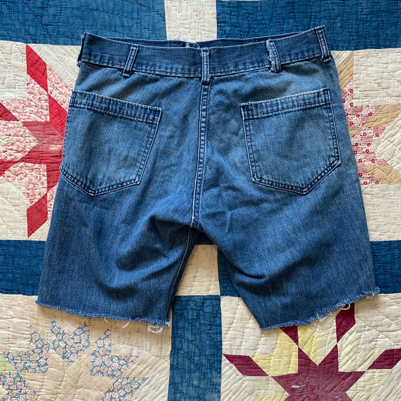 1960’s/70’s Seafarer USN Denim Shorts 32" x 8.5"