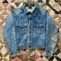 1960's Dickies Faded Denim Jacket Small