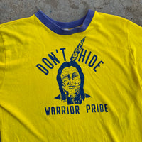 1970’s Don’t Hide Warrior Pride Ringer T-Shirt Medium