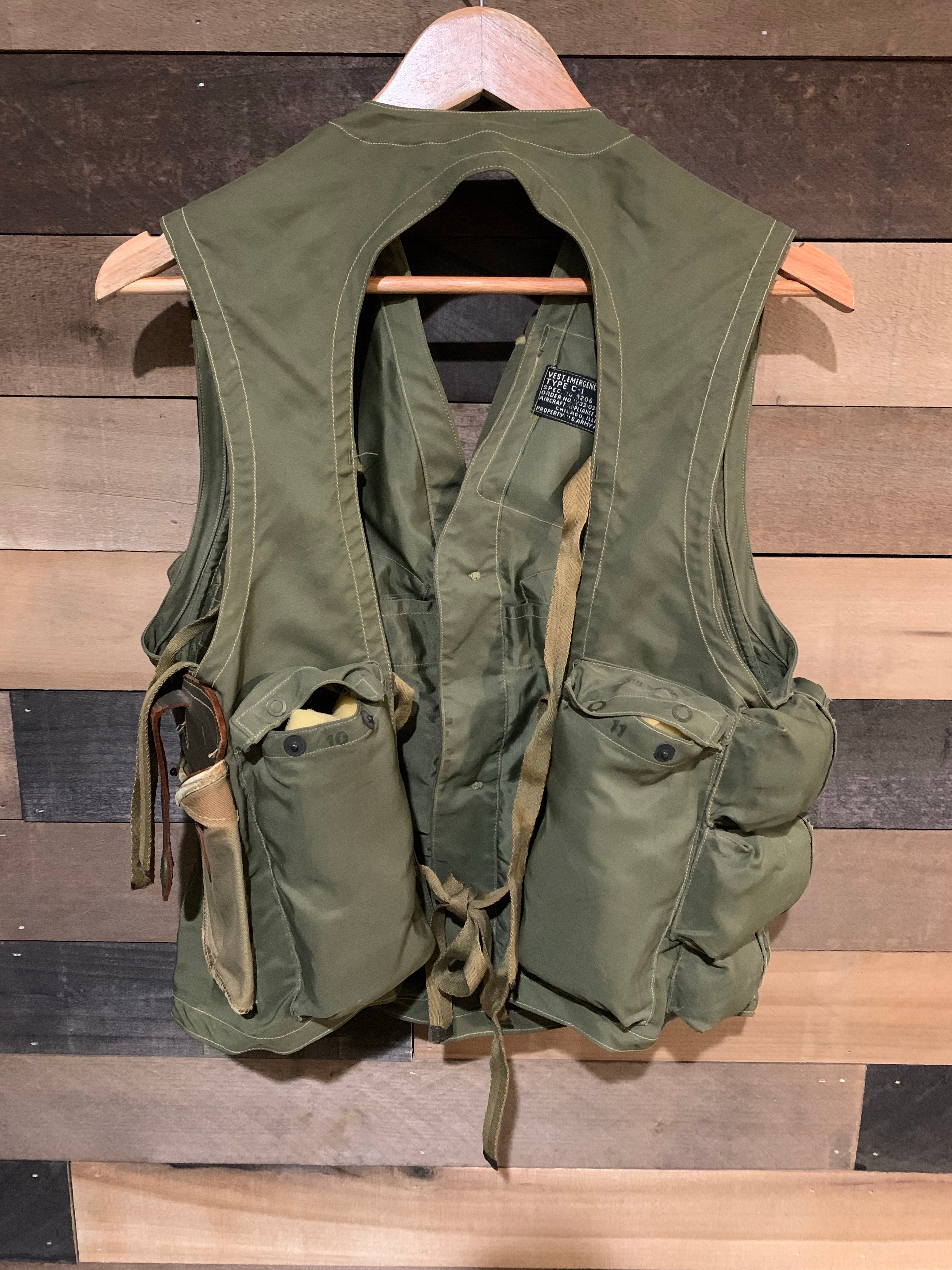1940's WWII US Military Deadstock C-1 Emergency Vest