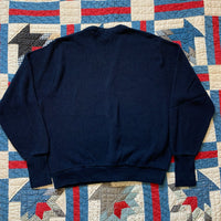 1990’s Izod Lacoste Navy Acrylic Cardigan Large