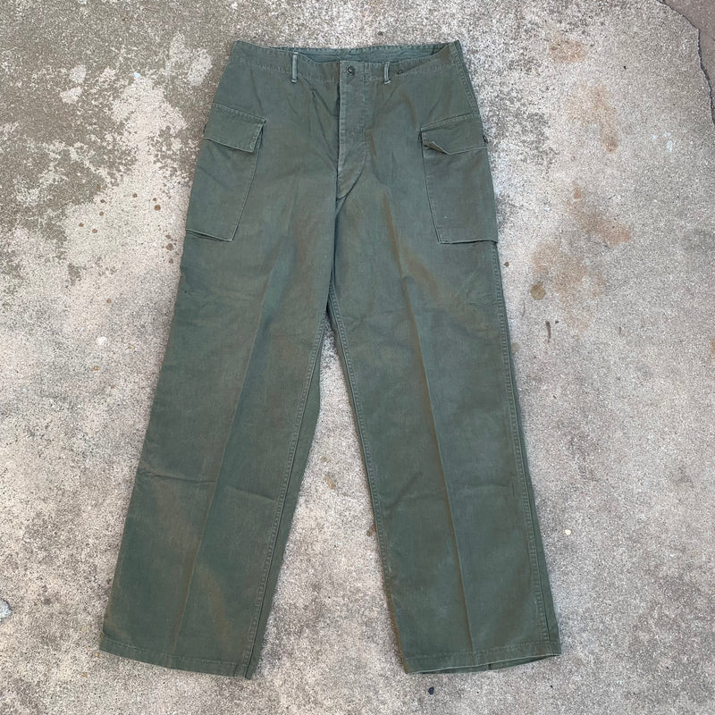 1940’s WWII US Army HBT Trousers 36” x 31”