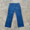 1960’s/70’s Levi’s Orange Tab Bush Jeans 36” x 28.5”