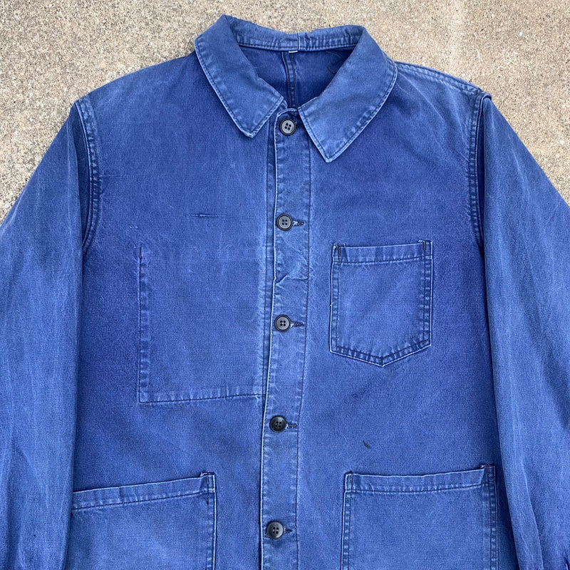 1970’s French Indigo Chore Coat Medium